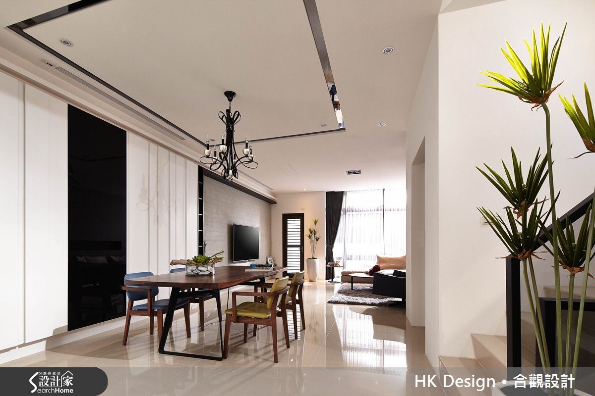 110坪新成屋(5年以下)＿混搭風客廳餐廳案例圖片＿合觀室內裝修工程股份有限公司＿合觀_02之4