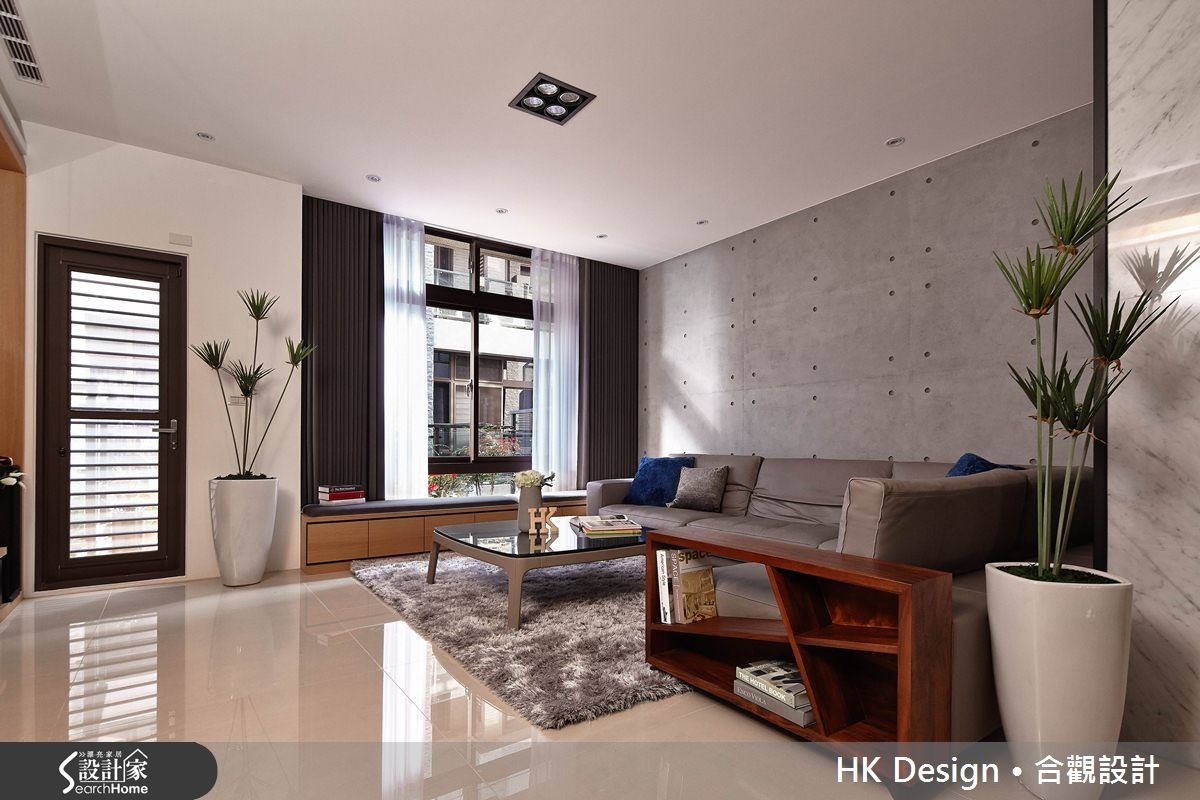 110坪新成屋(5年以下)＿現代風客廳臥榻案例圖片＿合觀室內裝修工程股份有限公司＿合觀_03之11