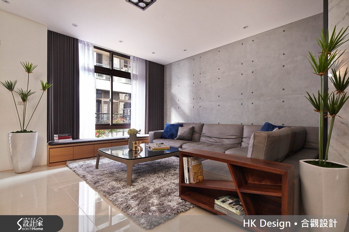 110坪新成屋(5年以下)＿現代風客廳臥榻案例圖片＿合觀室內裝修工程股份有限公司＿合觀_03之12