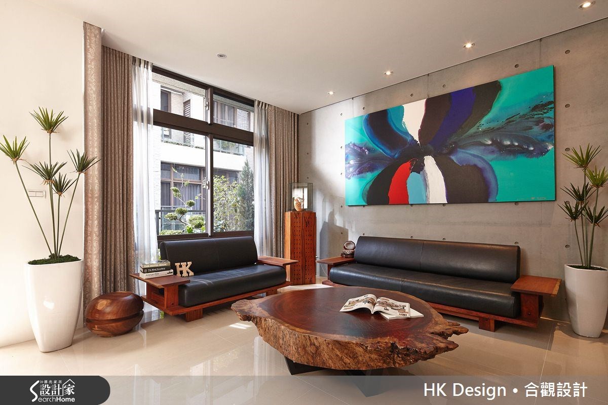 110坪新成屋(5年以下)＿混搭風客廳案例圖片＿合觀室內裝修工程股份有限公司＿合觀_04之14