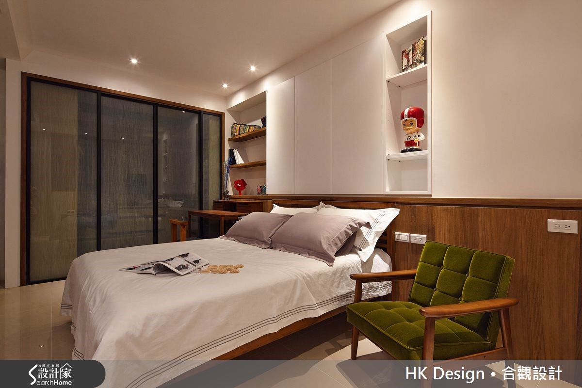 110坪新成屋(5年以下)＿混搭風臥室案例圖片＿合觀室內裝修工程股份有限公司＿合觀_04之38