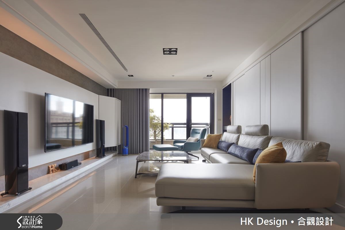 45坪新成屋(5年以下)＿簡約風客廳案例圖片＿合觀室內裝修工程股份有限公司＿合觀_06之2
