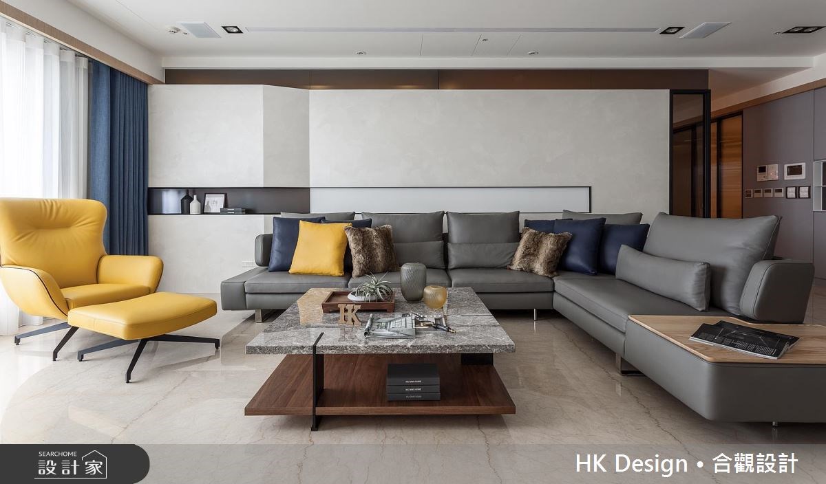 60坪新成屋(5年以下)＿現代風客廳案例圖片＿合觀室內裝修工程股份有限公司＿合觀_09之6