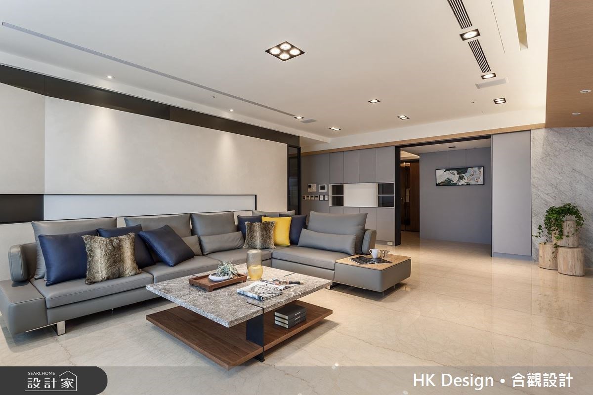 60坪新成屋(5年以下)＿現代風客廳案例圖片＿合觀室內裝修工程股份有限公司＿合觀_09之10