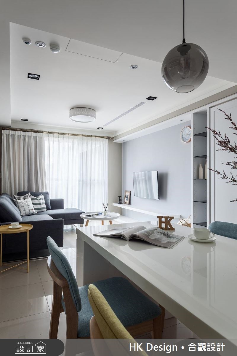 23坪新成屋(5年以下)＿美式風客廳餐廳案例圖片＿合觀室內裝修工程股份有限公司＿合觀_10之6