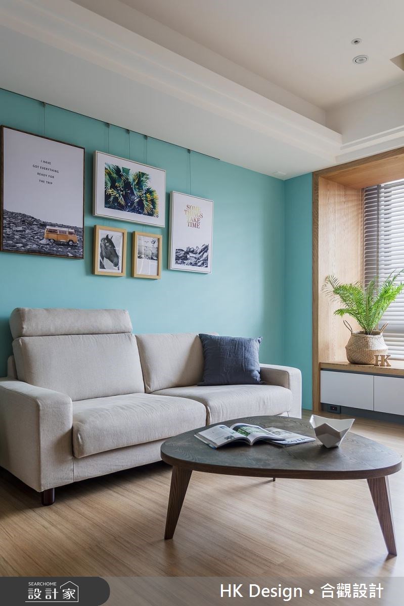 26坪中古屋(5~15年)＿簡約風客廳案例圖片＿合觀室內裝修工程股份有限公司＿合觀_11之5