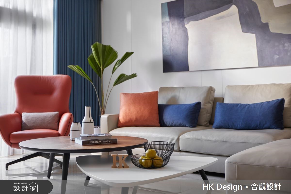 100坪新成屋(5年以下)＿混搭風客廳案例圖片＿合觀室內裝修工程股份有限公司＿合觀_12之3