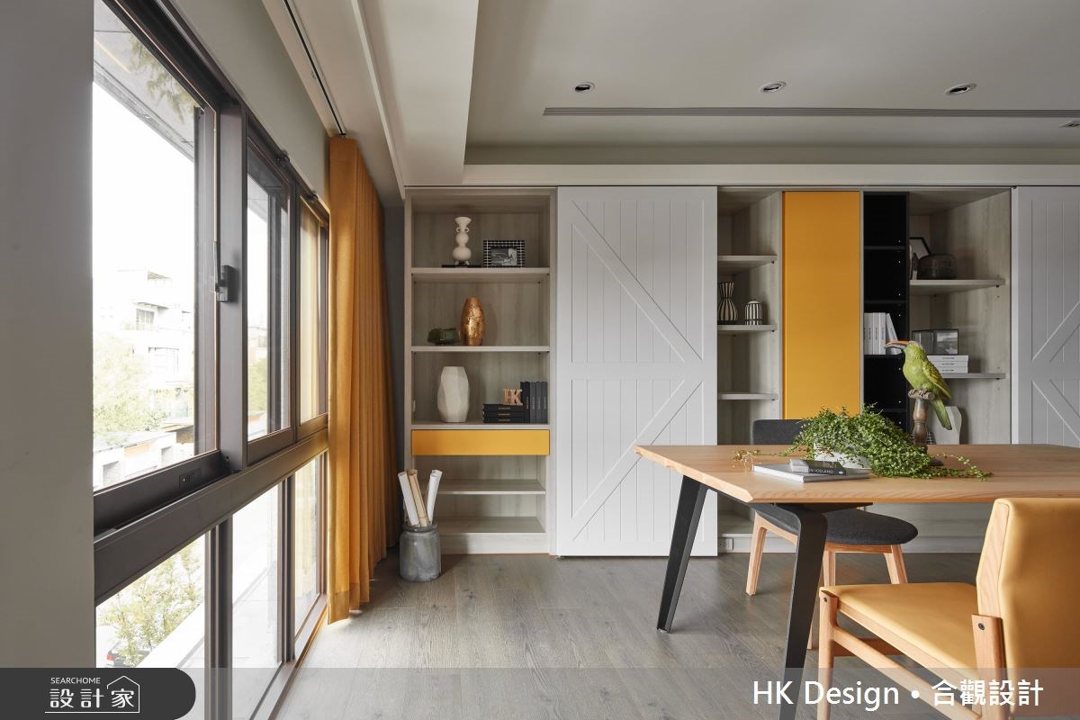 100坪新成屋(5年以下)＿混搭風書房工作區案例圖片＿合觀室內裝修工程股份有限公司＿合觀_12之16