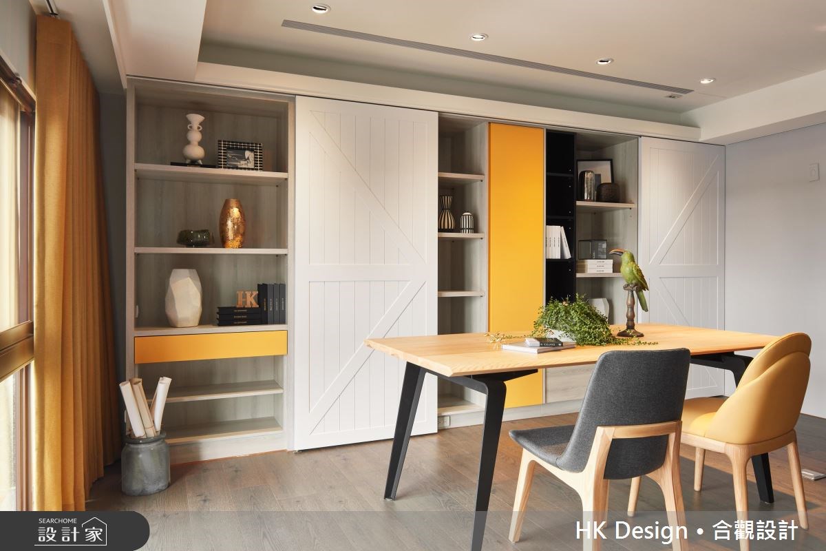100坪新成屋(5年以下)＿混搭風書房工作區案例圖片＿合觀室內裝修工程股份有限公司＿合觀_12之17