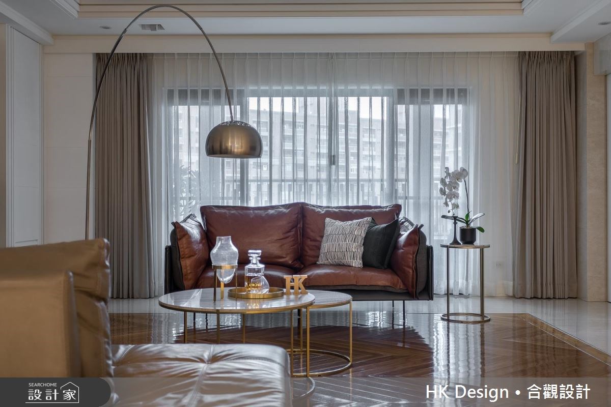 80坪新成屋(5年以下)＿美式風客廳案例圖片＿合觀室內裝修工程股份有限公司＿合觀_16之5