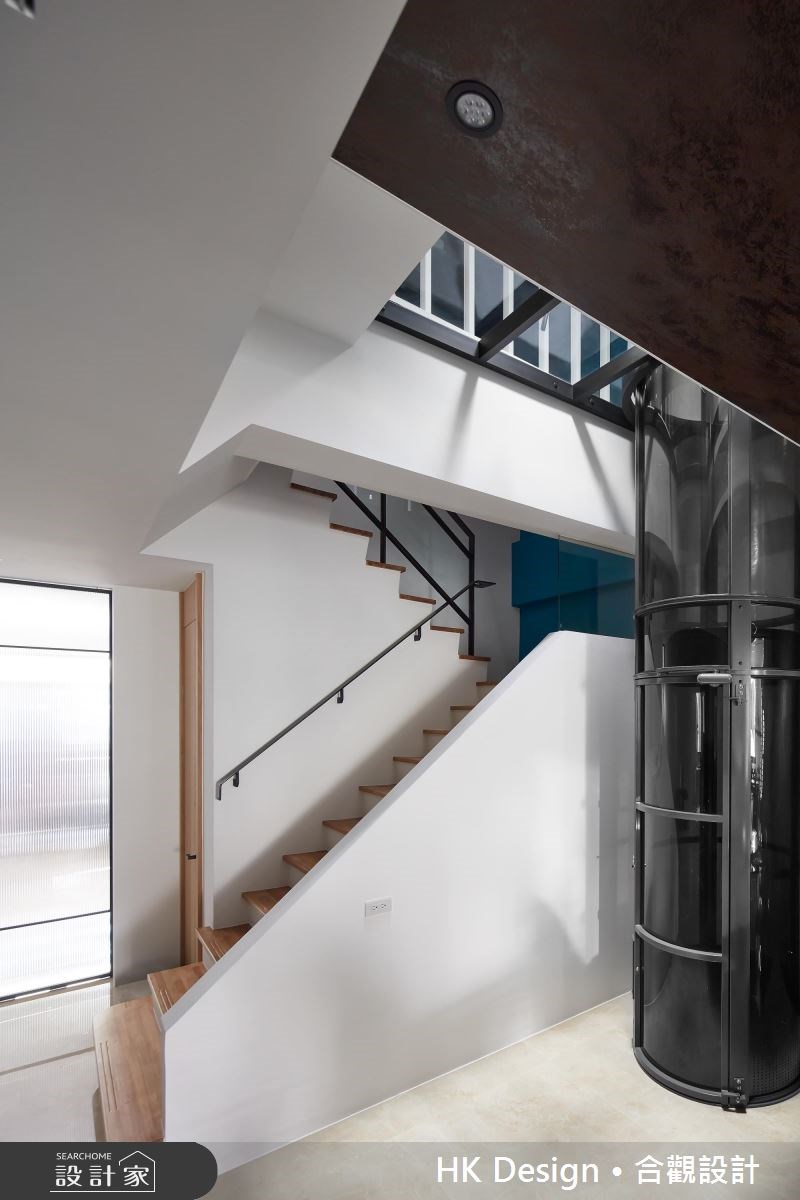 80坪中古屋(5~15年)＿現代風樓梯案例圖片＿合觀室內裝修工程股份有限公司＿合觀_17之11