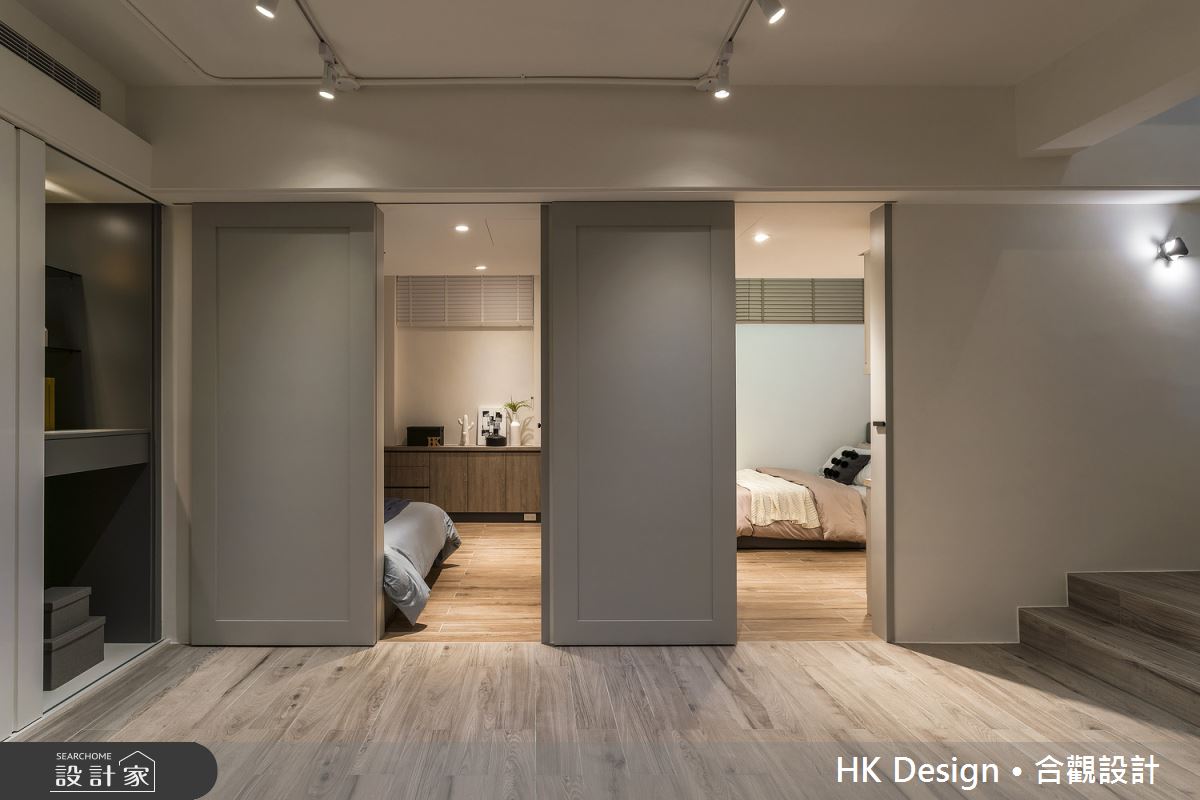 50坪老屋(31~40年)＿現代風臥室樓梯案例圖片＿合觀室內裝修工程股份有限公司＿合觀_20之24