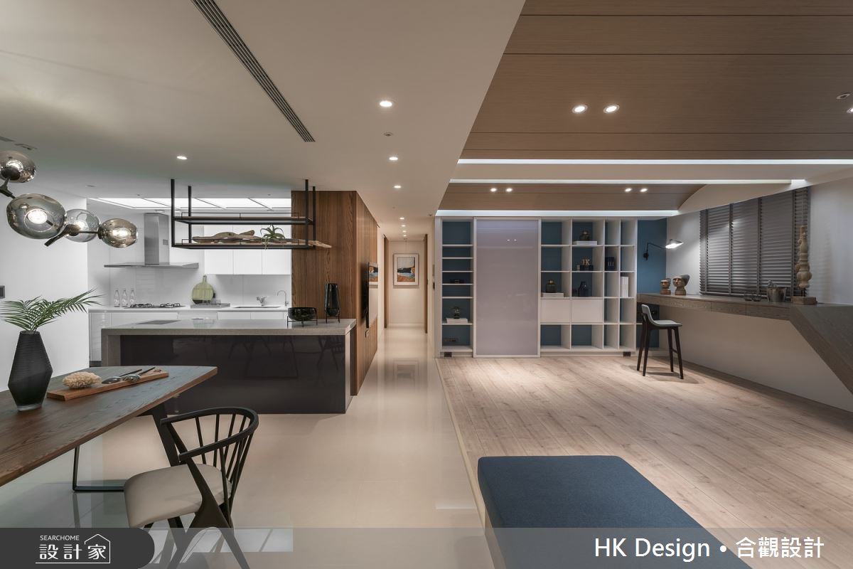 45坪新成屋(5年以下)＿混搭風客廳餐廳廚房吧檯案例圖片＿合觀室內裝修工程股份有限公司＿合觀_21之10