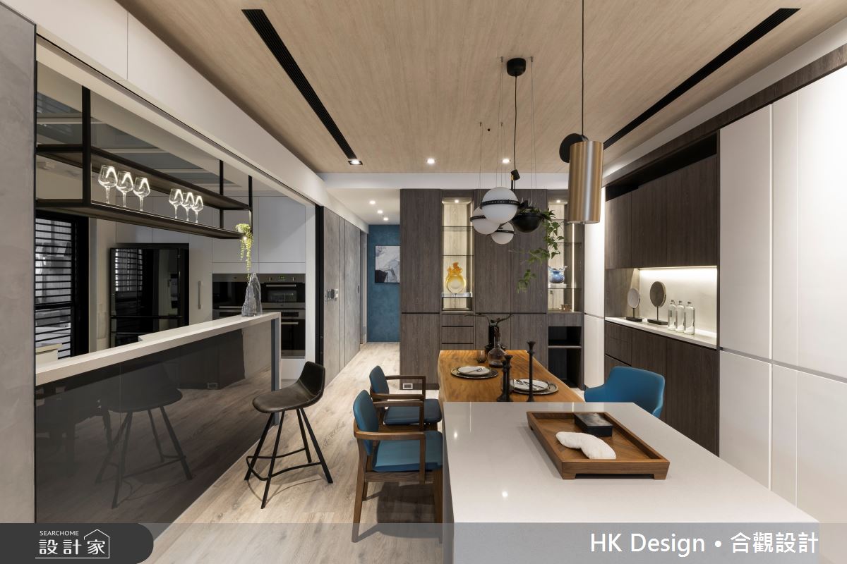 56坪新成屋(5年以下)＿現代風餐廳吧檯案例圖片＿合觀室內裝修工程股份有限公司＿合觀_23之15