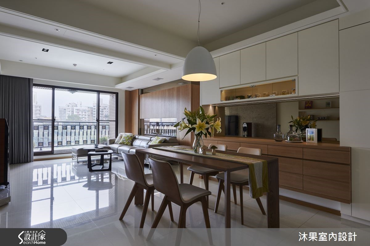 45坪新成屋(5年以下)＿現代風客廳餐廳案例圖片＿沐果室內設計有限公司＿沐果_08新北45坪現代風之4