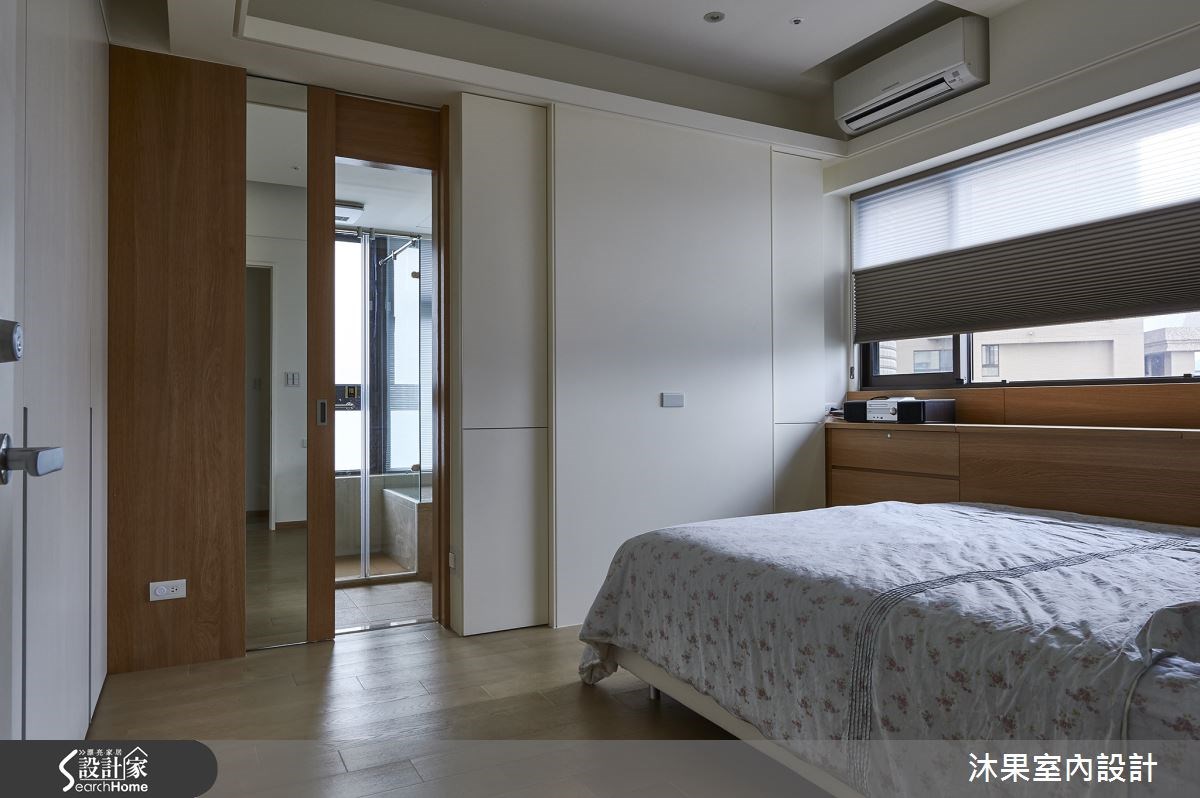 45坪新成屋(5年以下)＿現代風臥室案例圖片＿沐果室內設計有限公司＿沐果_08新北45坪現代風之11