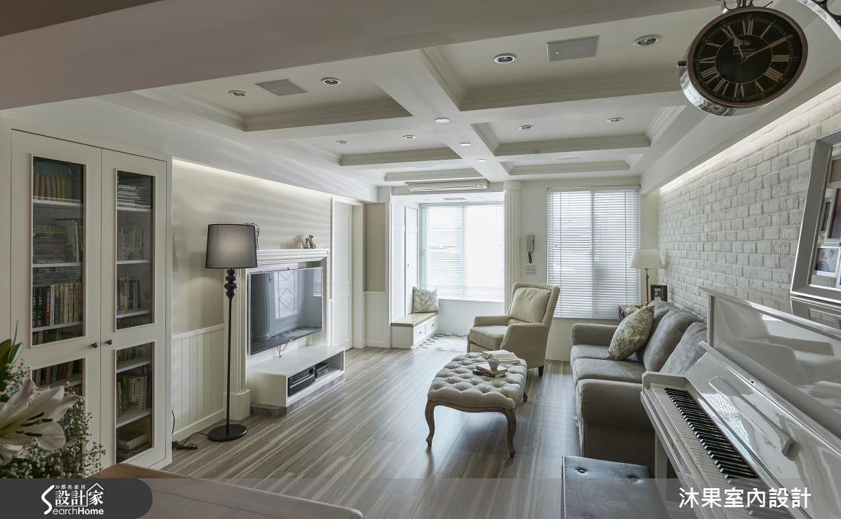 45坪老屋(16~30年)＿混搭風客廳案例圖片＿沐果室內設計有限公司＿沐果_09台北老屋翻新45坪混搭風之7