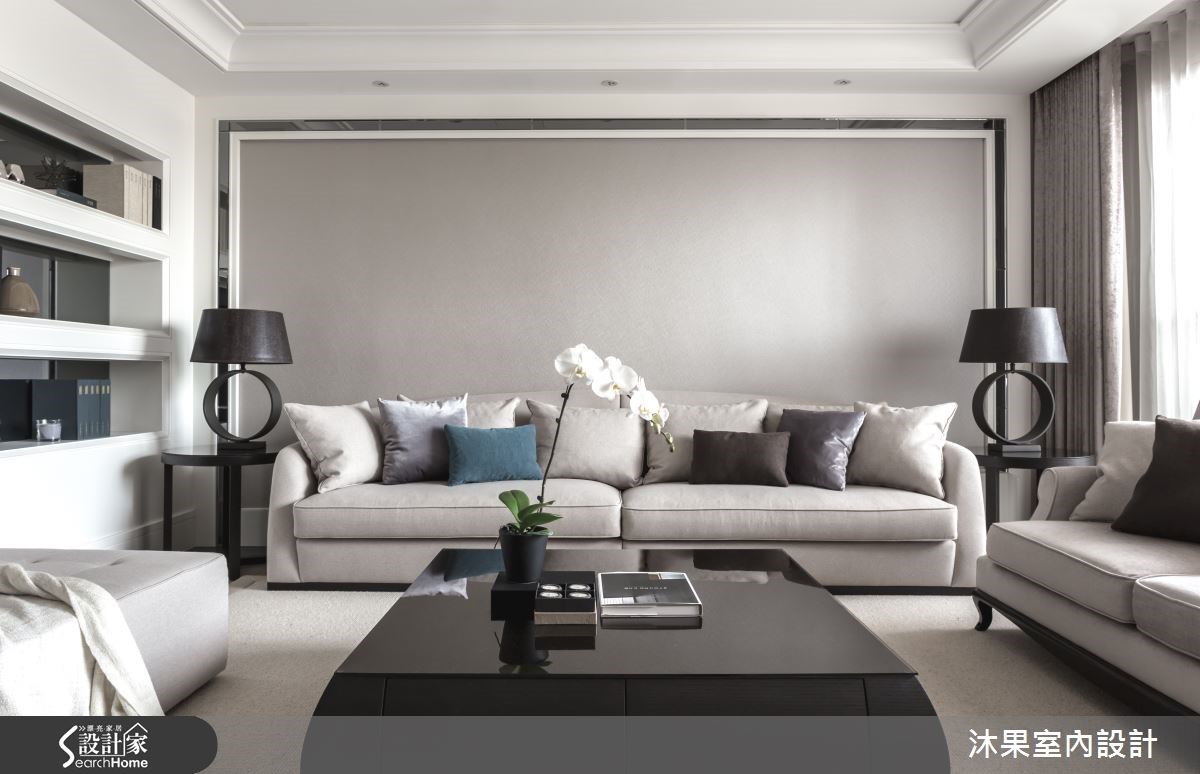55坪新成屋(5年以下)＿奢華風客廳案例圖片＿沐果室內設計有限公司＿沐果_10桃園55坪奢華風之4642