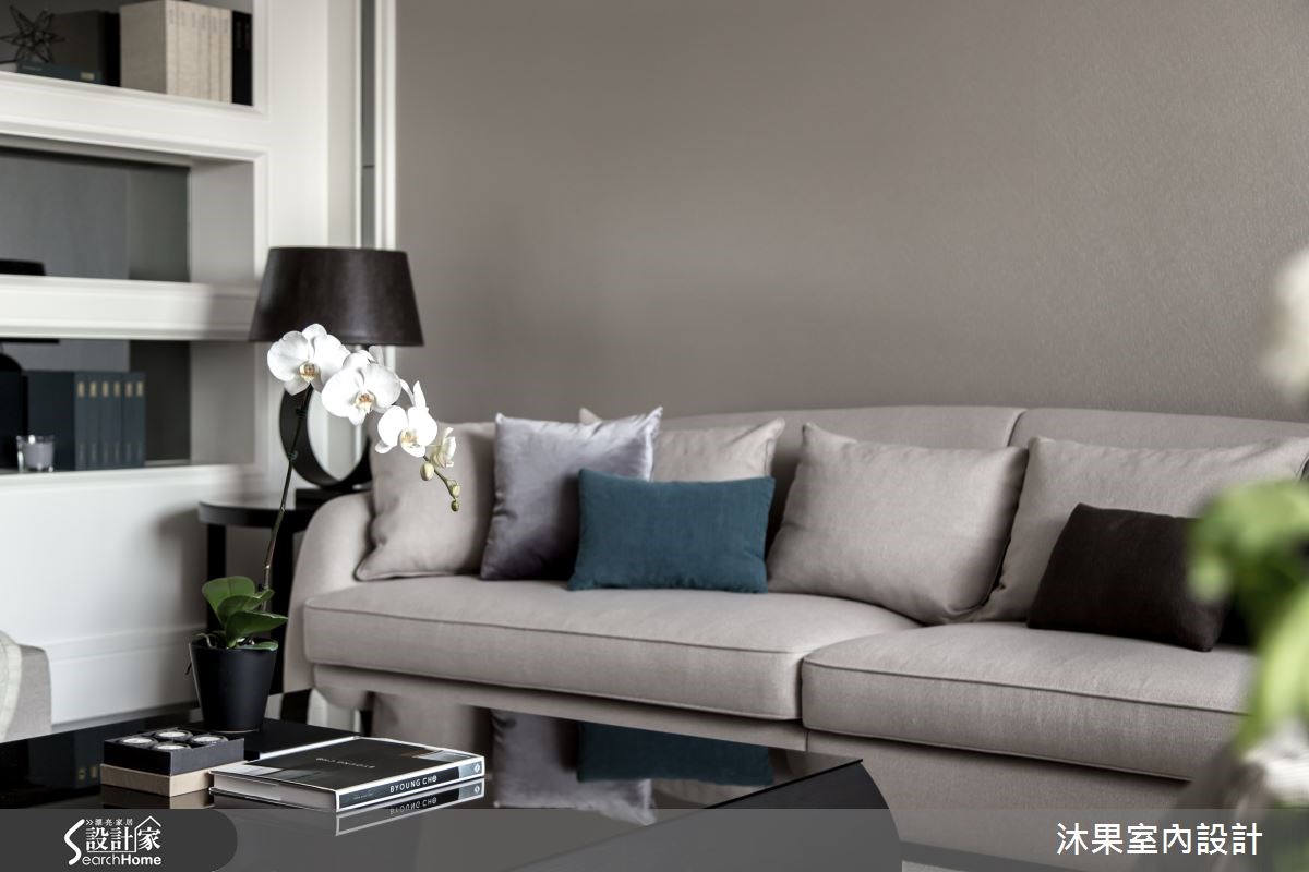 55坪新成屋(5年以下)＿奢華風客廳案例圖片＿沐果室內設計有限公司＿沐果_10桃園55坪奢華風之4