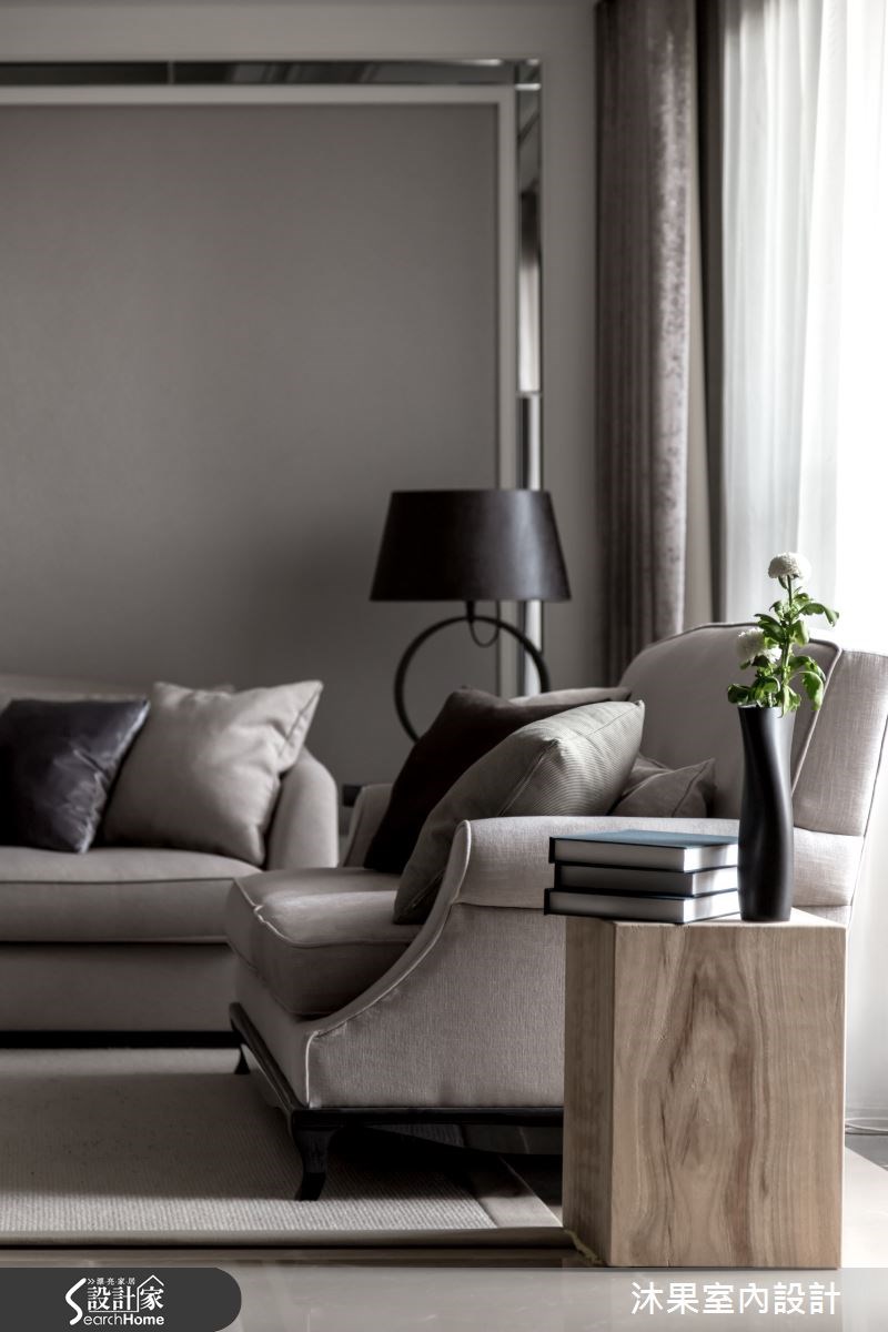 55坪新成屋(5年以下)＿奢華風客廳案例圖片＿沐果室內設計有限公司＿沐果_10桃園55坪奢華風之7