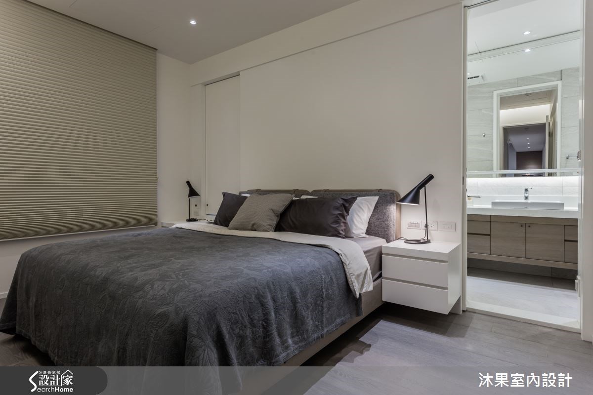 30坪新成屋(5年以下)＿現代風臥室浴室案例圖片＿沐果室內設計有限公司＿沐果_11新北30坪現代風之10