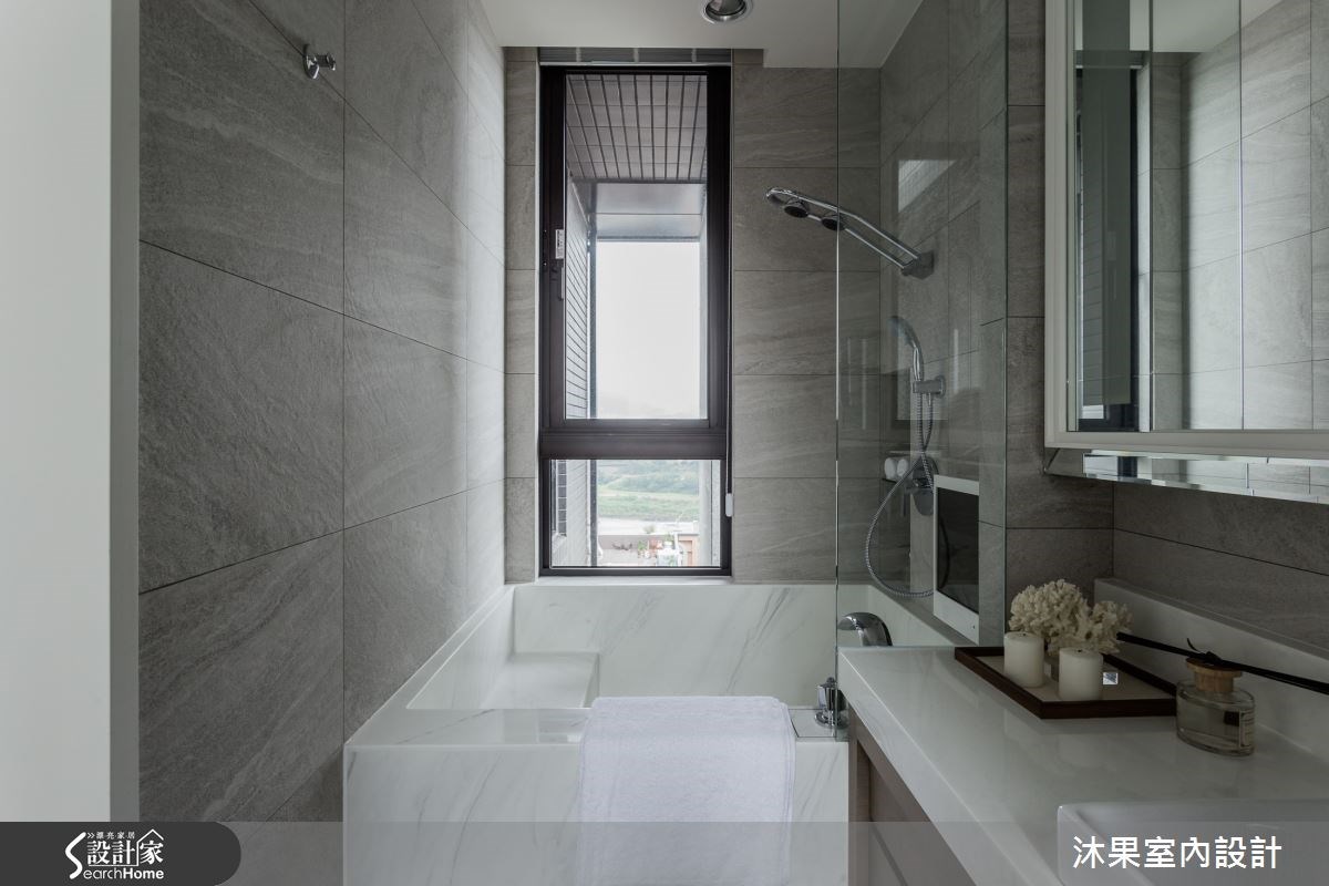 30坪新成屋(5年以下)＿現代風浴室案例圖片＿沐果室內設計有限公司＿沐果_11新北30坪現代風之12