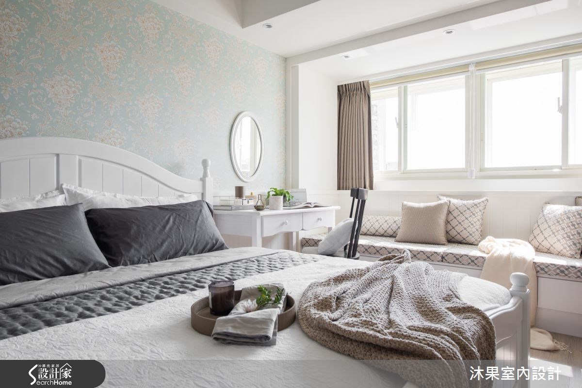 35坪老屋(16~30年)＿美式風臥室臥榻案例圖片＿沐果室內設計有限公司＿沐果_12台北老屋翻新35坪美式風之13