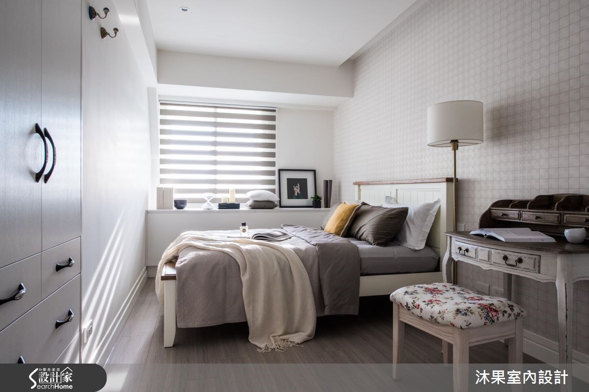 35坪老屋(16~30年)＿美式風臥室案例圖片＿沐果室內設計有限公司＿沐果_12台北老屋翻新35坪美式風之19