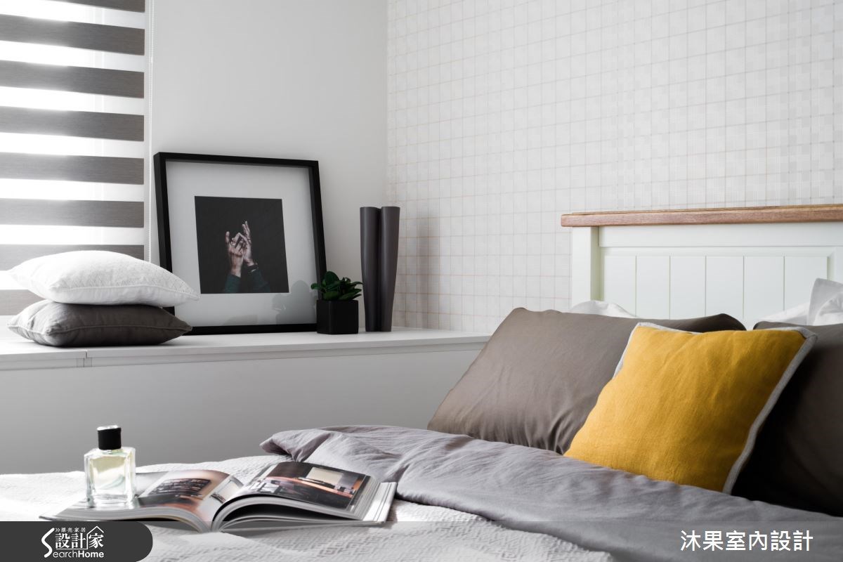 35坪老屋(16~30年)＿美式風臥室案例圖片＿沐果室內設計有限公司＿沐果_12台北老屋翻新35坪美式風之20