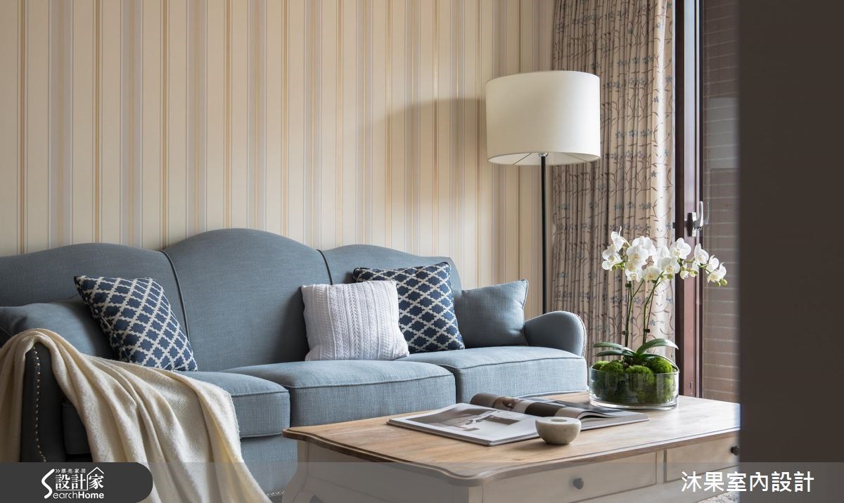 30坪中古屋(5~15年)＿美式風客廳案例圖片＿沐果室內設計有限公司＿沐果_13新北30坪美式風之5
