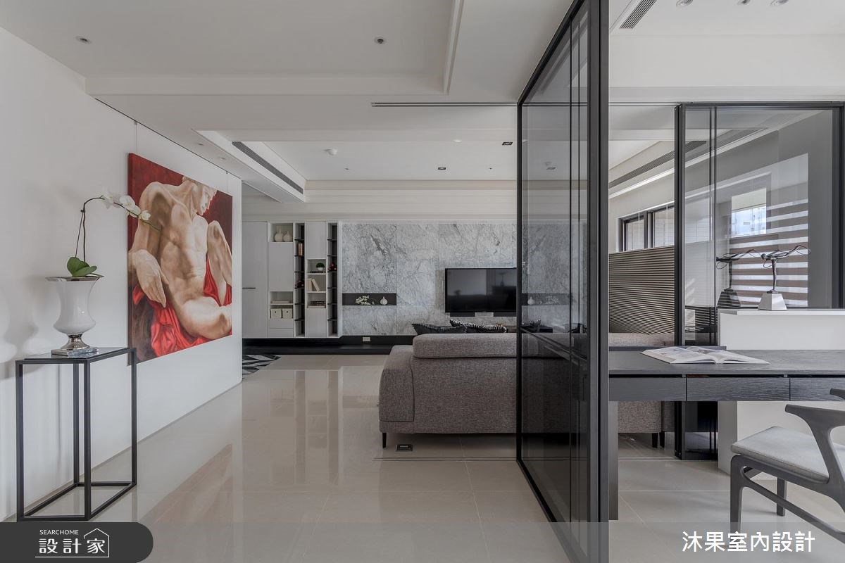 22坪新成屋(5年以下)＿現代風書房案例圖片＿沐果室內設計有限公司＿沐果_14台北品中山22坪現代風之5