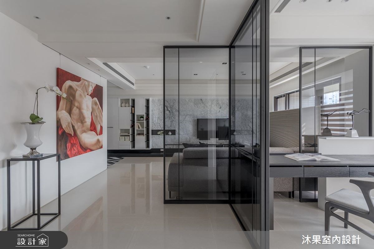 22坪新成屋(5年以下)＿現代風書房案例圖片＿沐果室內設計有限公司＿沐果_14台北品中山22坪現代風之6