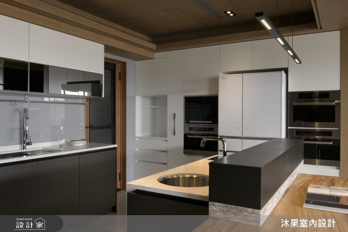 60坪中古屋(5~15年)＿現代風廚房案例圖片＿沐果室內設計有限公司＿沐果_16台北華爾道夫60坪現代風之6