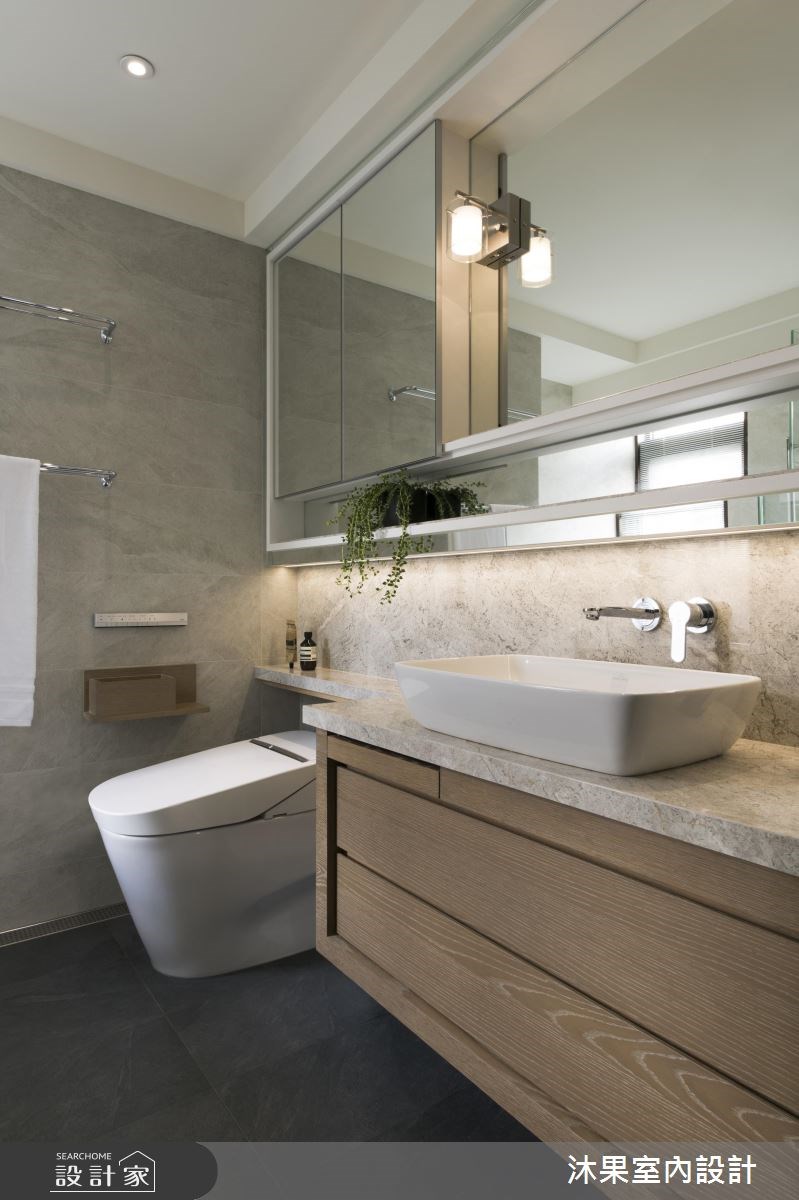 60坪中古屋(5~15年)＿現代風浴室案例圖片＿沐果室內設計有限公司＿沐果_16台北華爾道夫60坪現代風之19