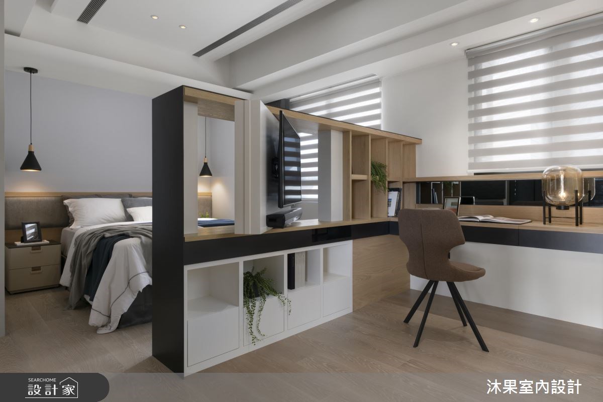 60坪中古屋(5~15年)＿現代風臥室案例圖片＿沐果室內設計有限公司＿沐果_16台北華爾道夫60坪現代風之22