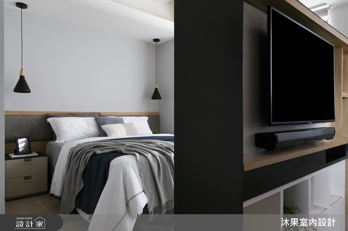 60坪中古屋(5~15年)＿現代風臥室案例圖片＿沐果室內設計有限公司＿沐果_16台北華爾道夫60坪現代風之23