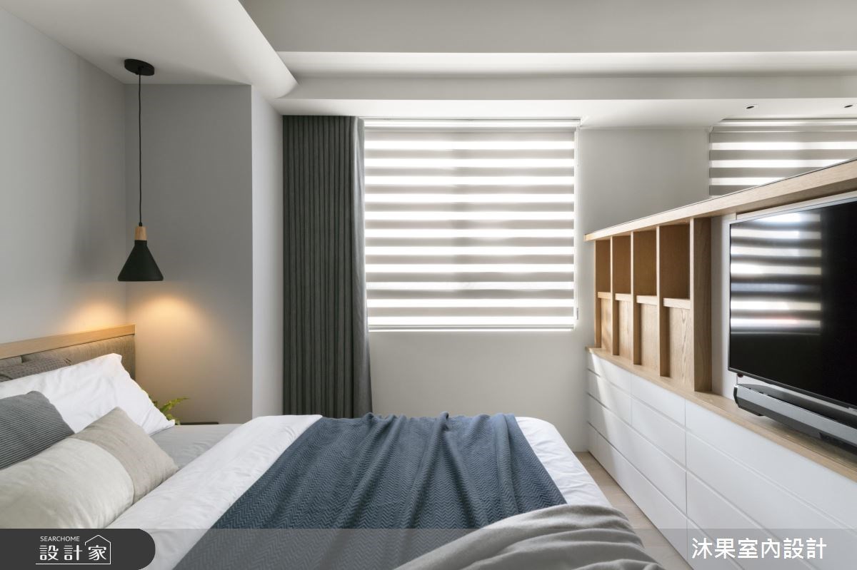60坪中古屋(5~15年)＿現代風臥室案例圖片＿沐果室內設計有限公司＿沐果_16台北華爾道夫60坪現代風之26
