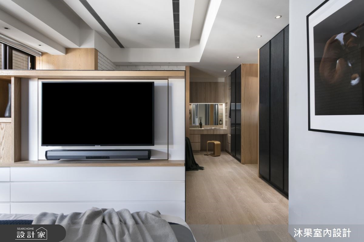 60坪中古屋(5~15年)＿現代風臥室案例圖片＿沐果室內設計有限公司＿沐果_16台北華爾道夫60坪現代風之27