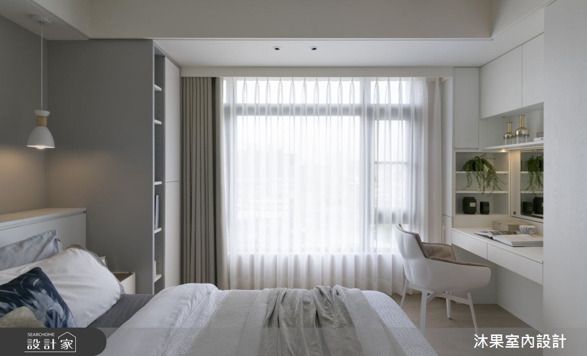 60坪中古屋(5~15年)＿現代風臥室案例圖片＿沐果室內設計有限公司＿沐果_16台北華爾道夫60坪現代風之31