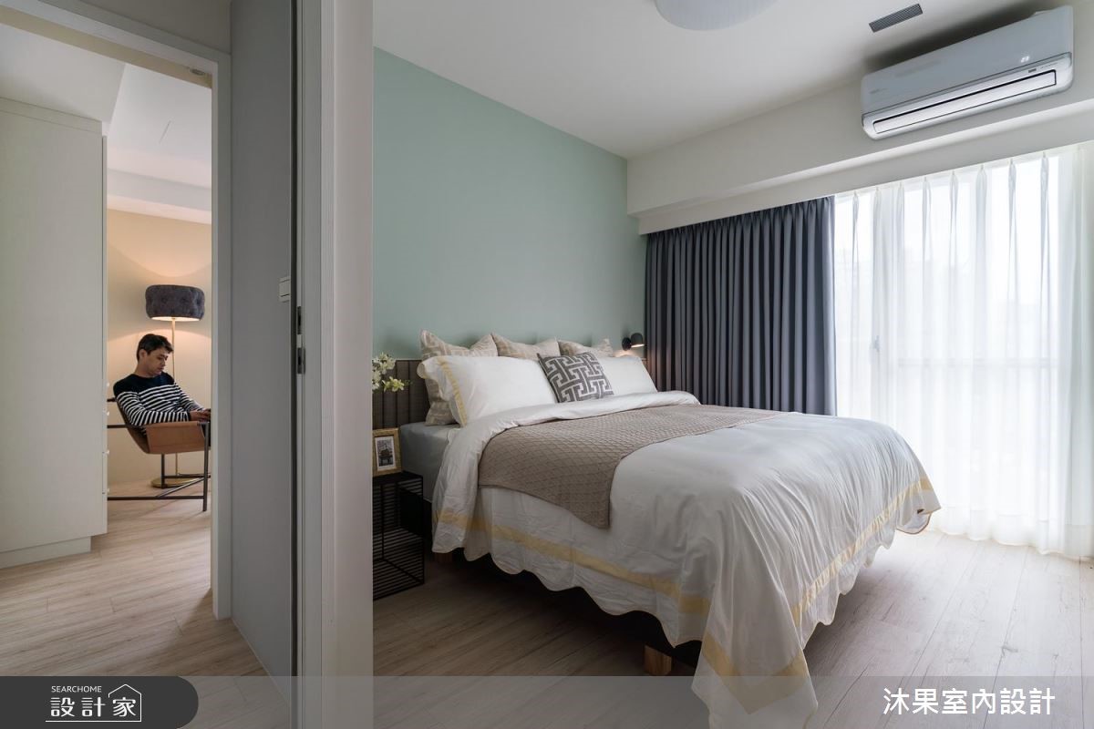 30坪老屋(16~30年)＿簡約風臥室案例圖片＿沐果室內設計有限公司＿沐果_18新北老屋翻新30坪簡約風之12