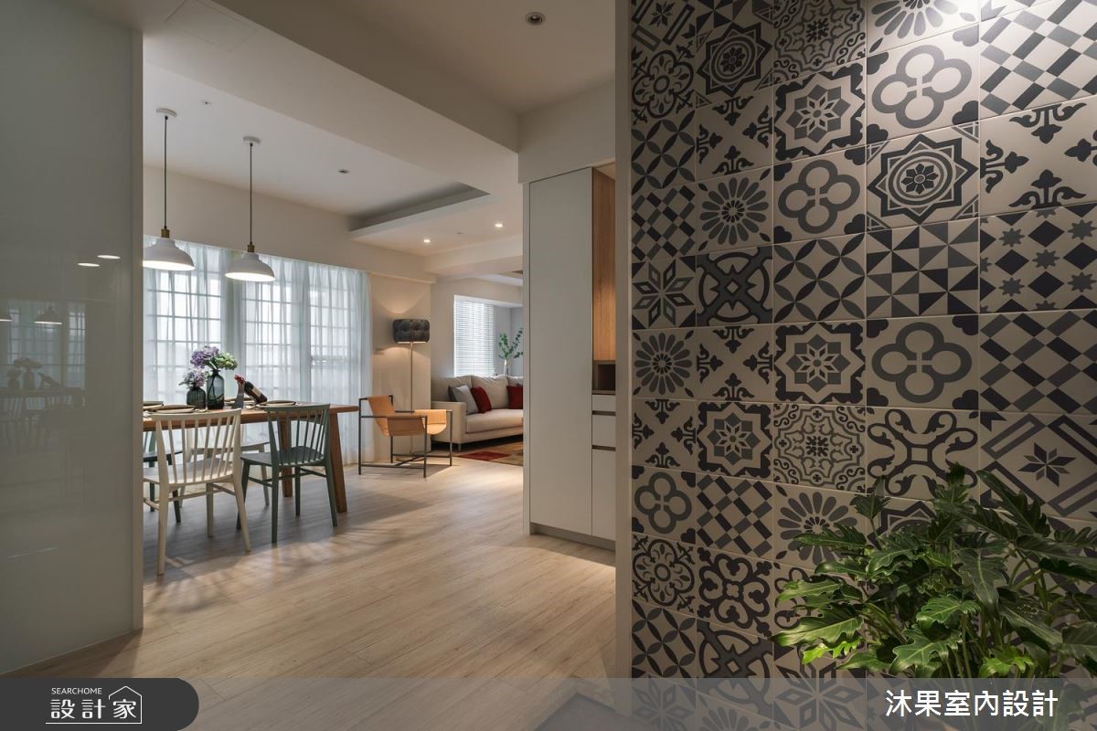 30坪老屋(16~30年)＿簡約風玄關案例圖片＿沐果室內設計有限公司＿沐果_18新北老屋翻新30坪簡約風之2