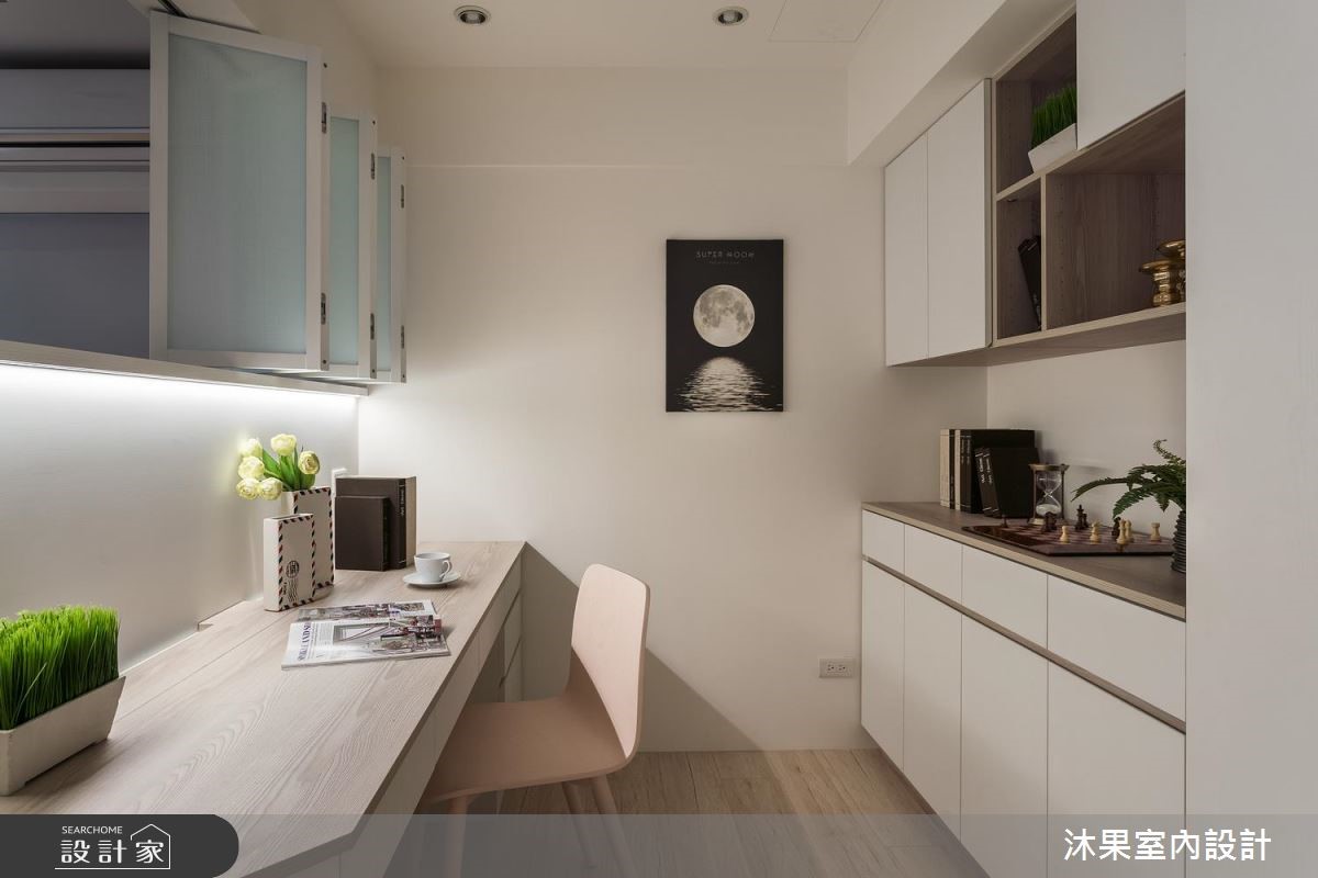 30坪老屋(16~30年)＿簡約風書房案例圖片＿沐果室內設計有限公司＿沐果_18新北老屋翻新30坪簡約風之6
