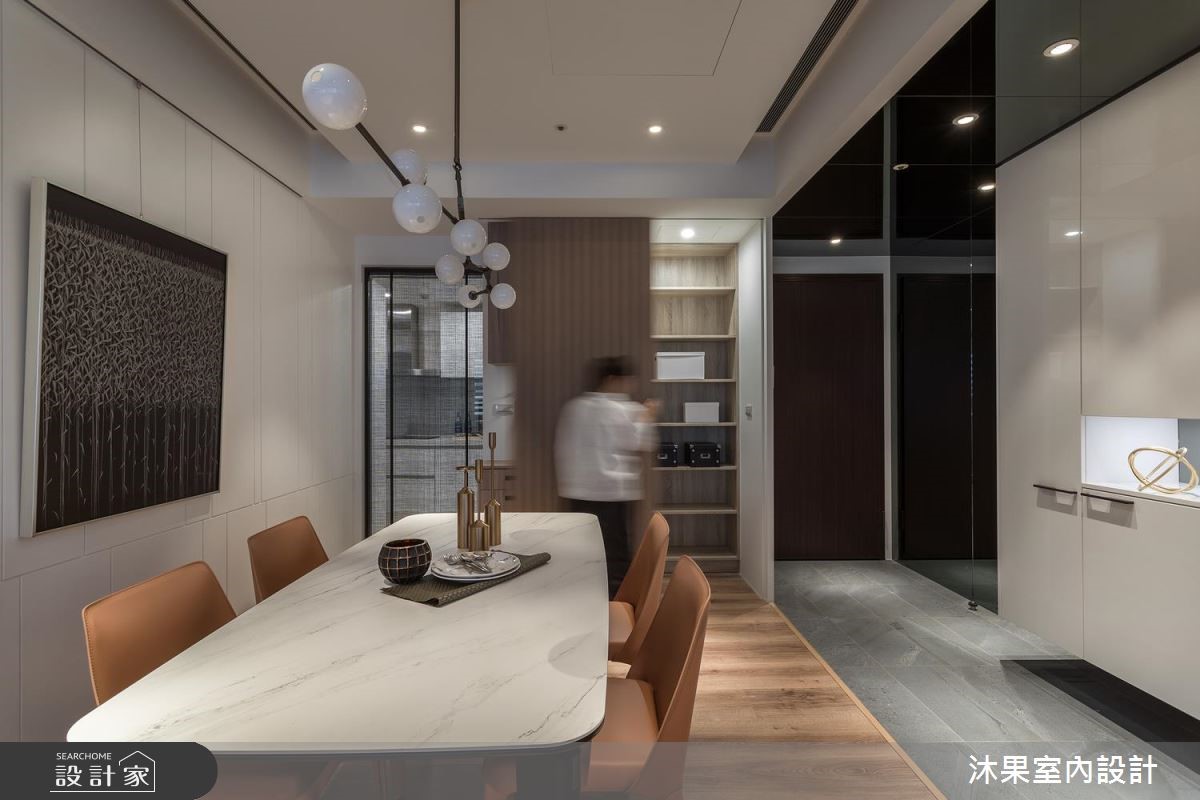 32坪新成屋(5年以下)＿混搭風餐廳案例圖片＿沐果室內設計有限公司＿沐果_20台北32坪混搭風之7