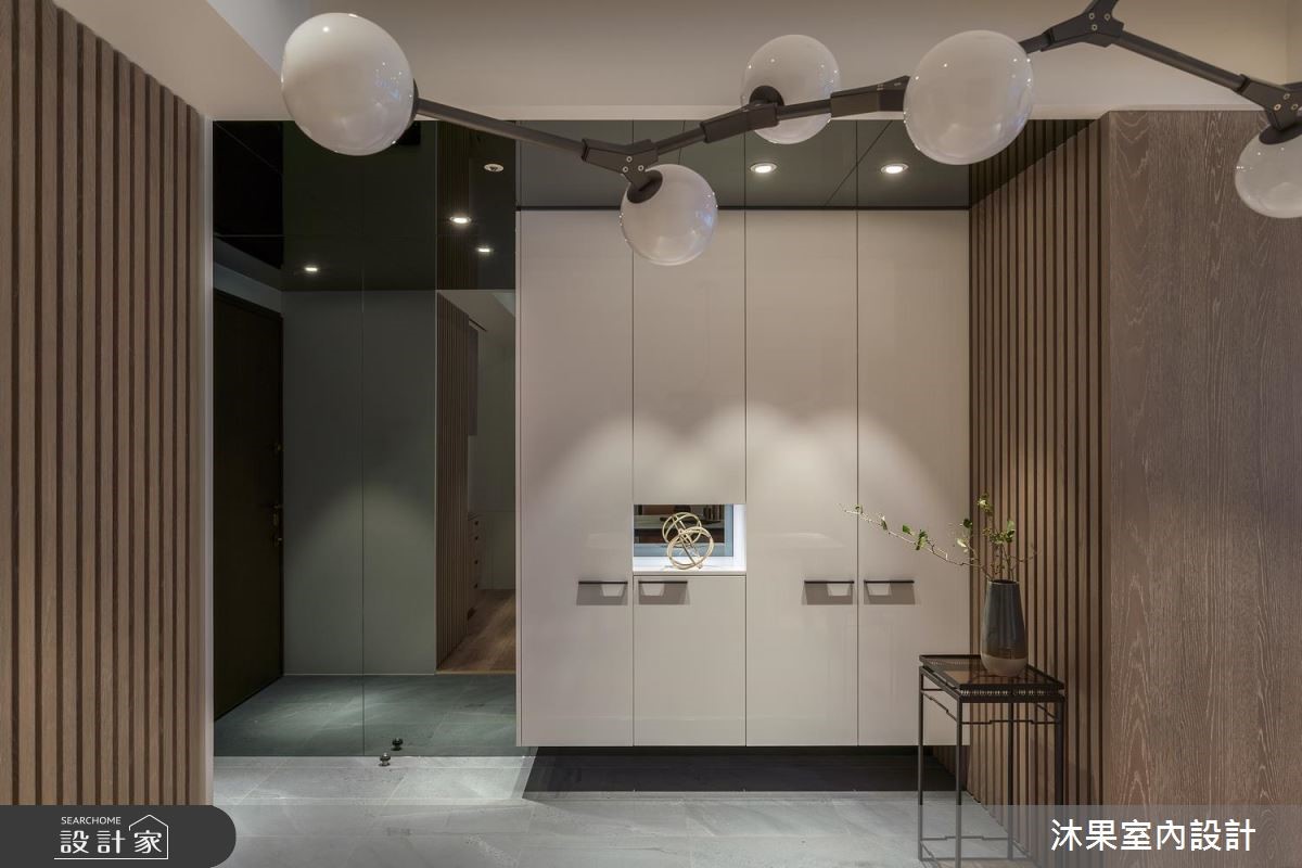 32坪新成屋(5年以下)＿混搭風玄關案例圖片＿沐果室內設計有限公司＿沐果_20台北32坪混搭風之2