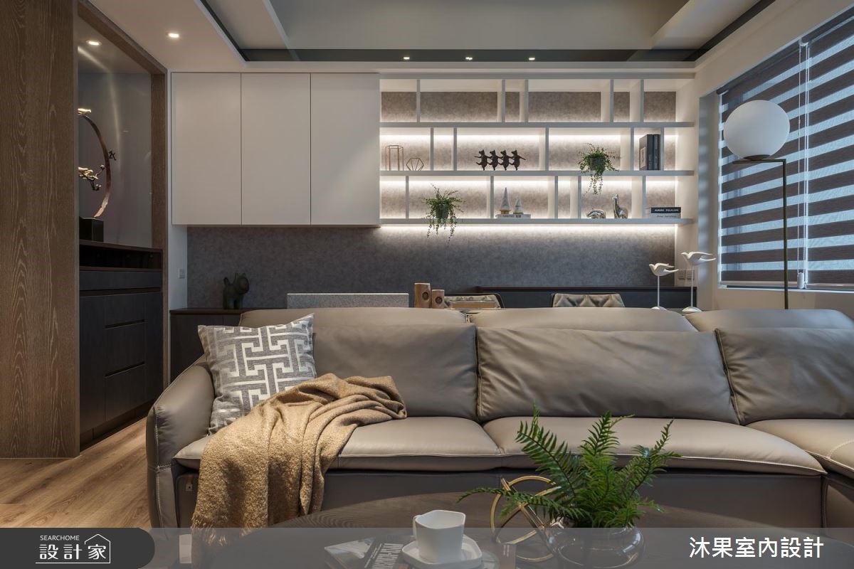32坪新成屋(5年以下)＿混搭風客廳案例圖片＿沐果室內設計有限公司＿沐果_20台北32坪混搭風之3