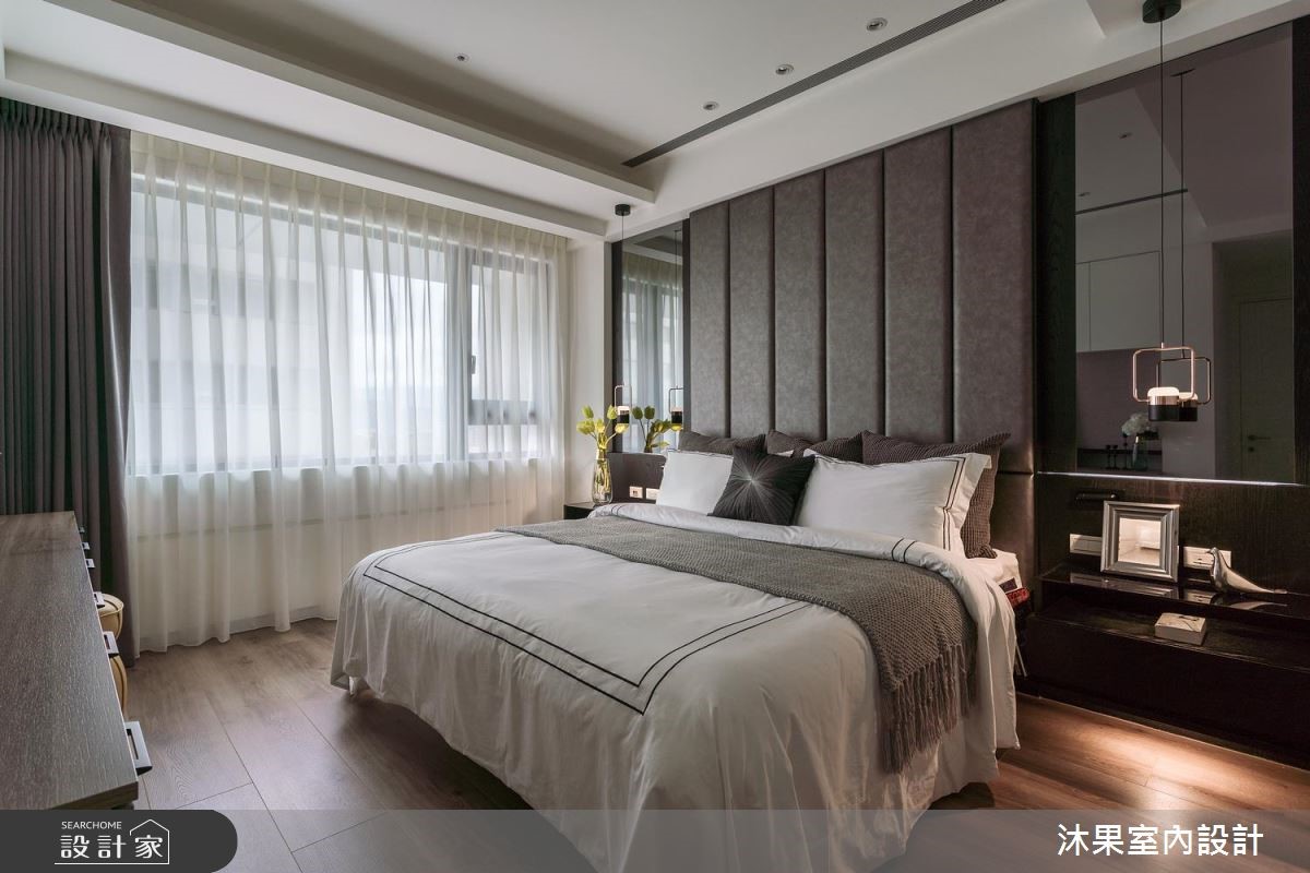 32坪新成屋(5年以下)＿混搭風臥室案例圖片＿沐果室內設計有限公司＿沐果_20台北32坪混搭風之11