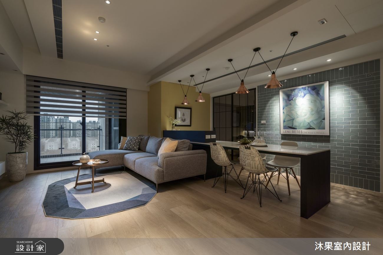 24坪新成屋(5年以下)＿現代風客廳餐廳案例圖片＿沐果室內設計有限公司＿沐果_21新北24坪現代風之5