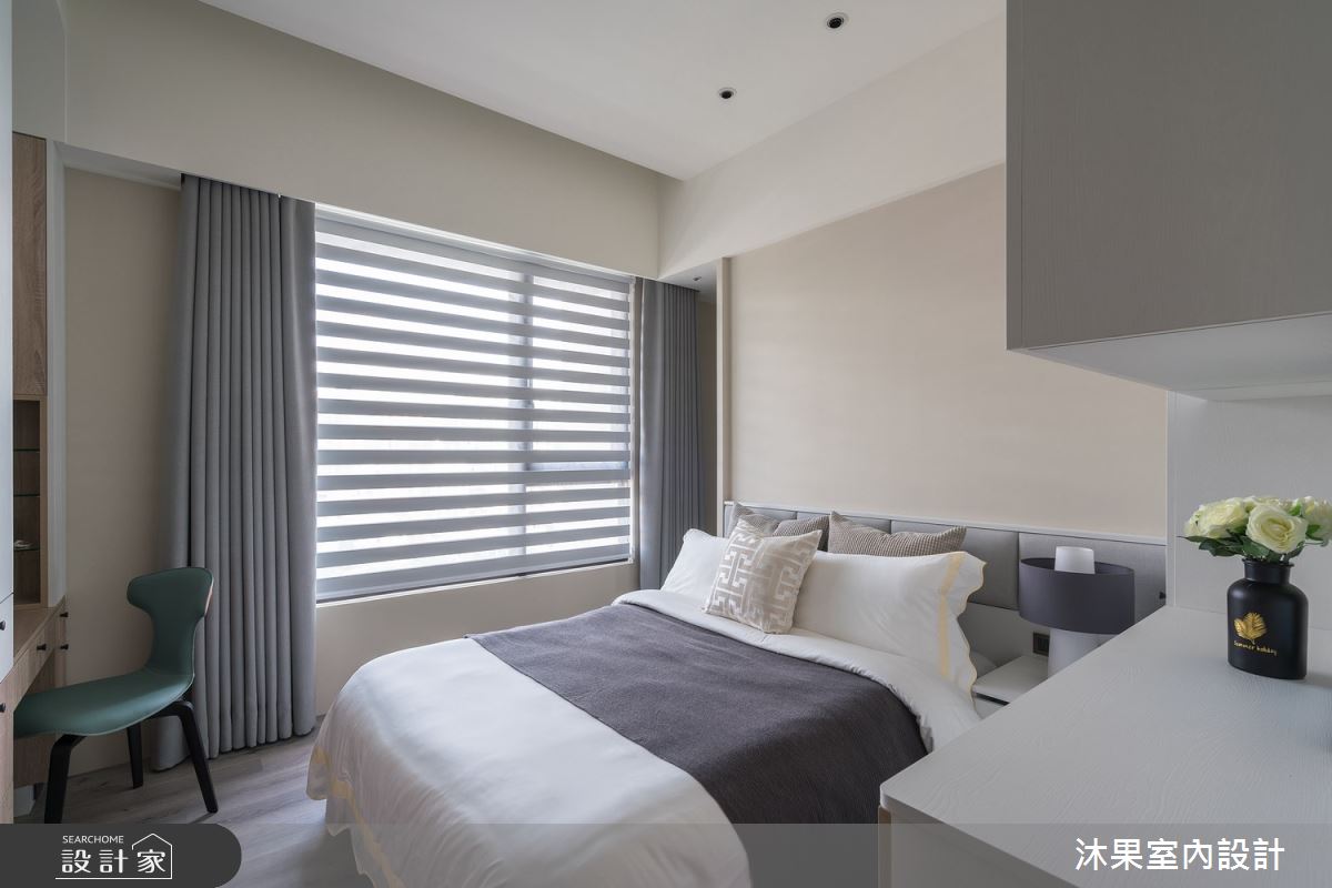 24坪新成屋(5年以下)＿現代風臥室案例圖片＿沐果室內設計有限公司＿沐果_22新北漢皇丰川24坪現代風之15