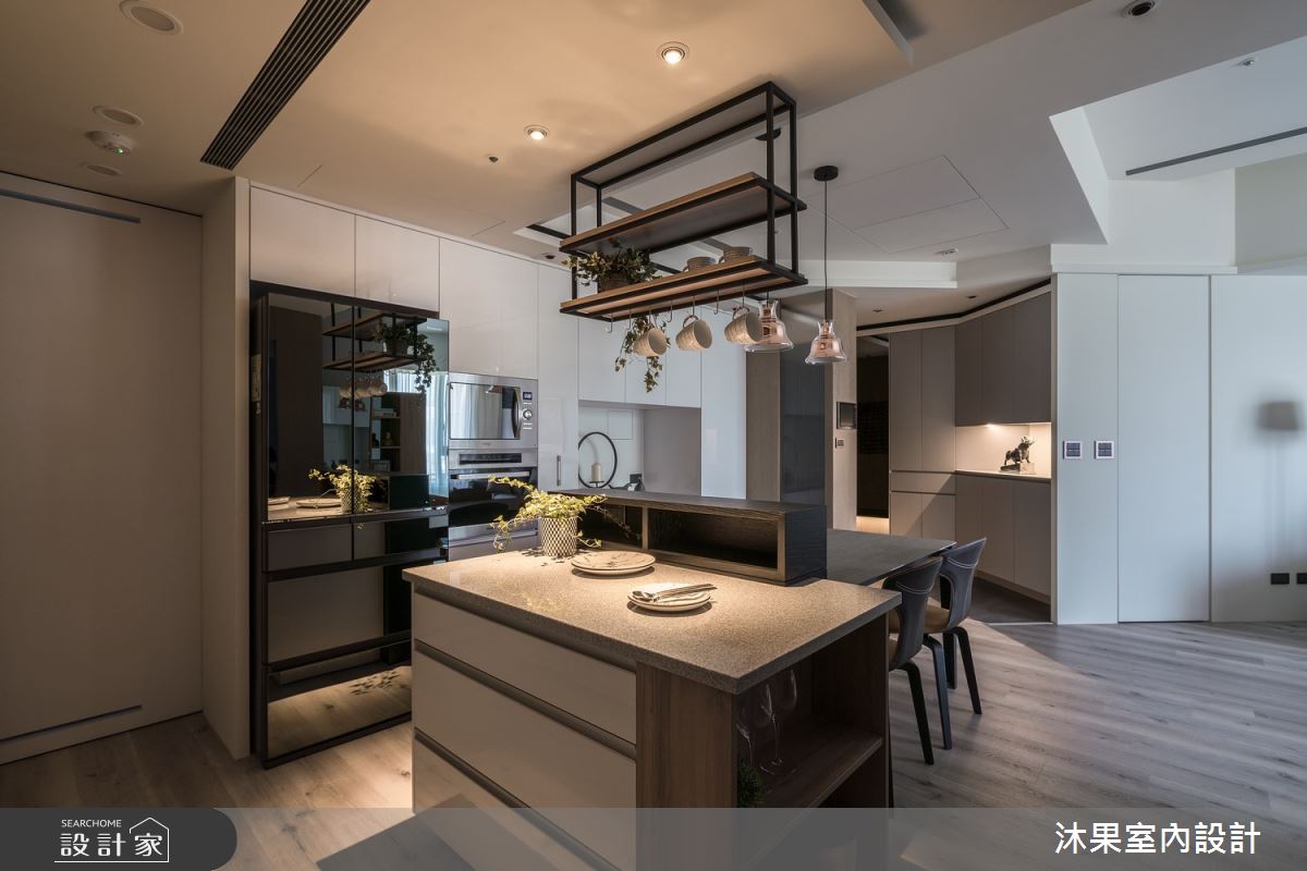 24坪新成屋(5年以下)＿現代風吧檯案例圖片＿沐果室內設計有限公司＿沐果_22新北漢皇丰川24坪現代風之8