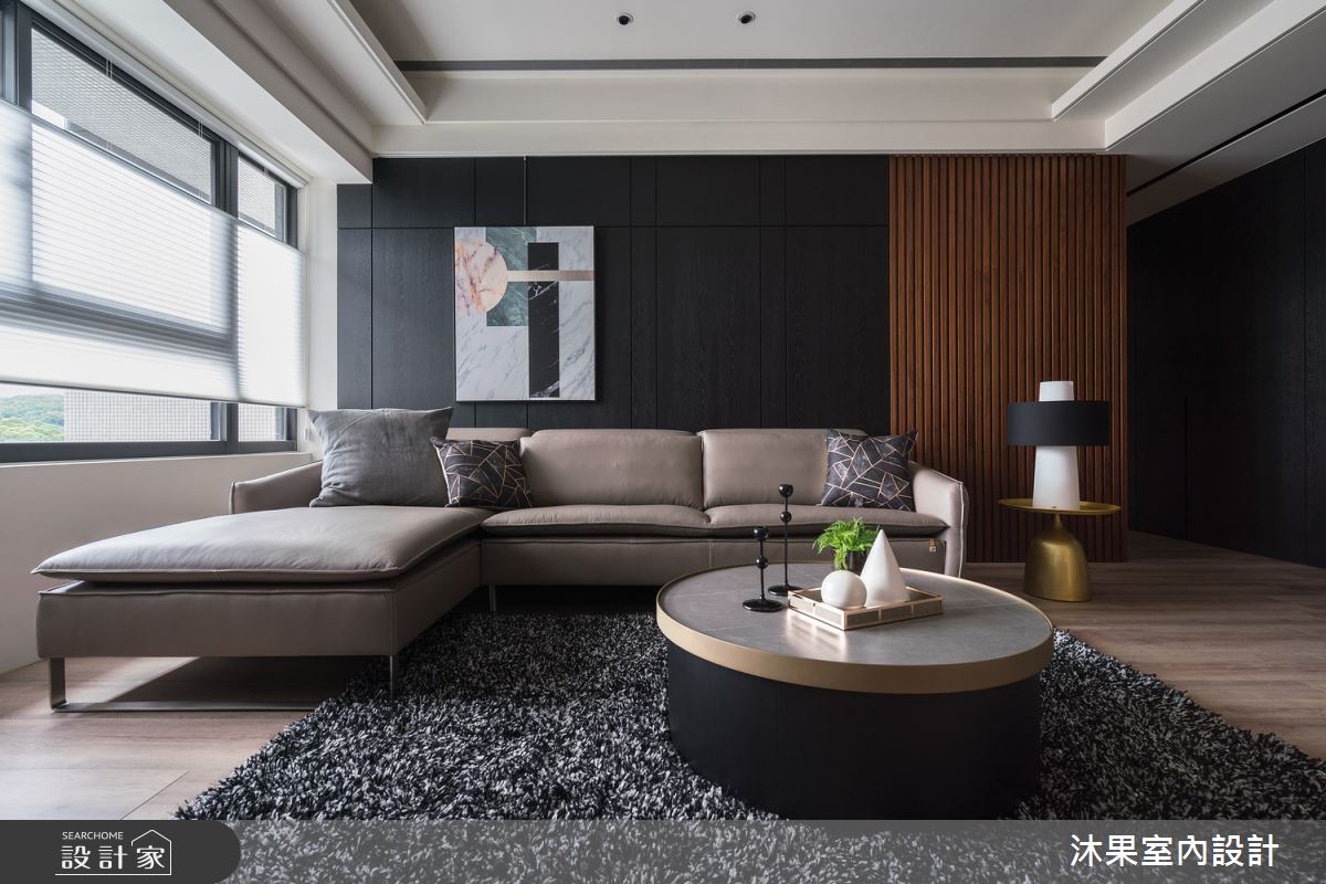 55坪新成屋(5年以下)＿現代風客廳案例圖片＿沐果室內設計有限公司＿沐果_25新北55坪現代風之2